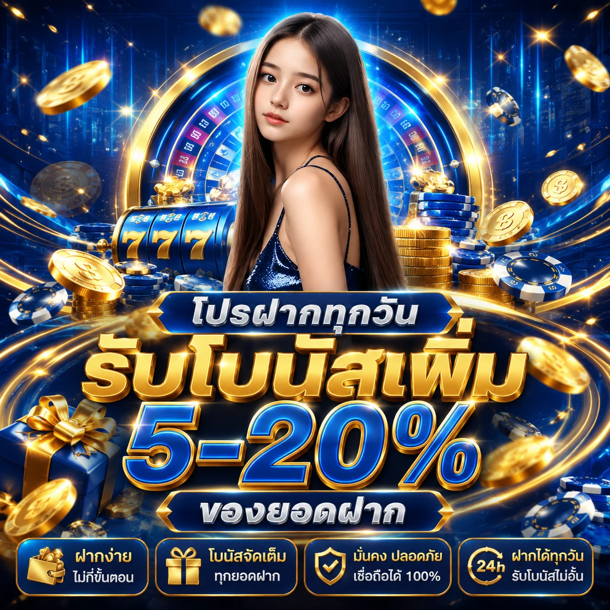 โบนัสสมาชิกใหม่ BM789 ฝาก 100 รับ 200 บาท